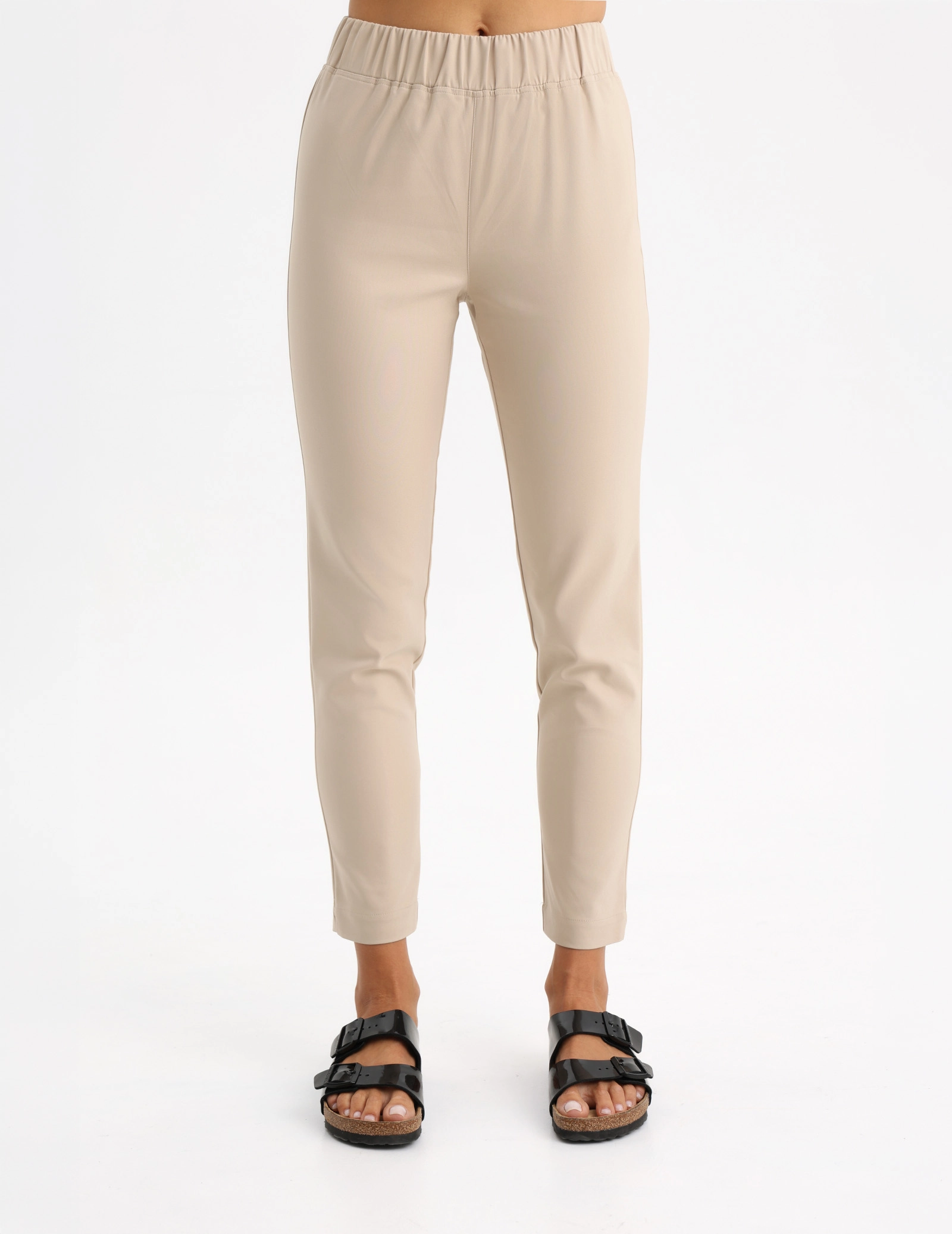 Dámske Lekárske Nohavice Slim Fit- Nude