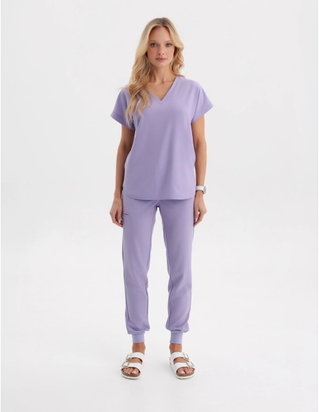 Dámske nohavice Joggers - PURPLE HEATHER