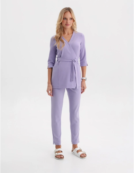 Dámske nohavice Basic - PURPLE HEATHER