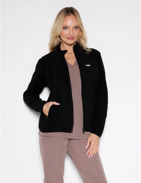 Dámska Fleece Mikina COZY HEAT- BLACK