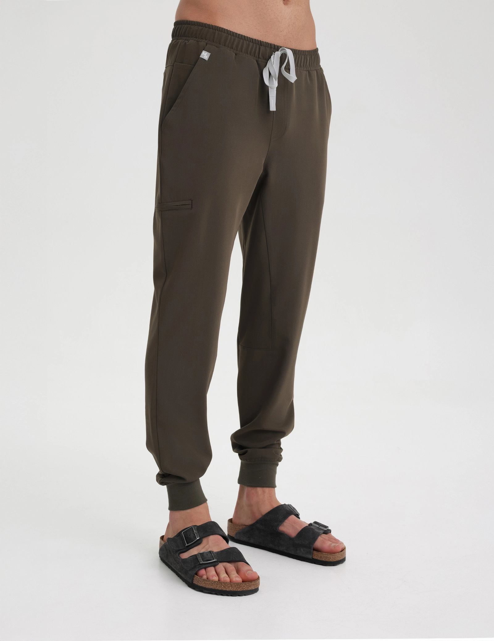 Pánske nohavice Joggers - OLIVE NIGHT