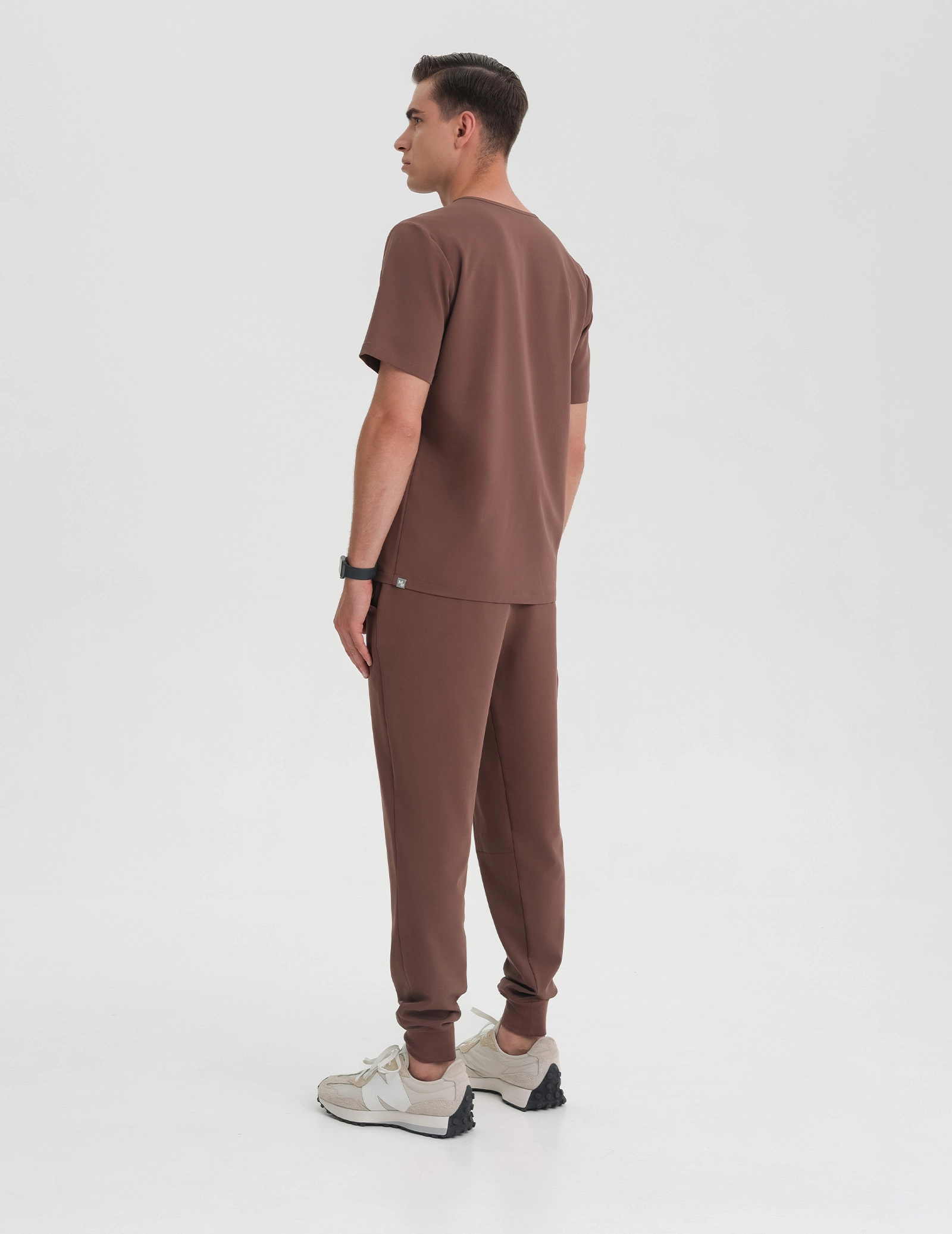 Pánske nohavice Joggers - MILKY BROWN