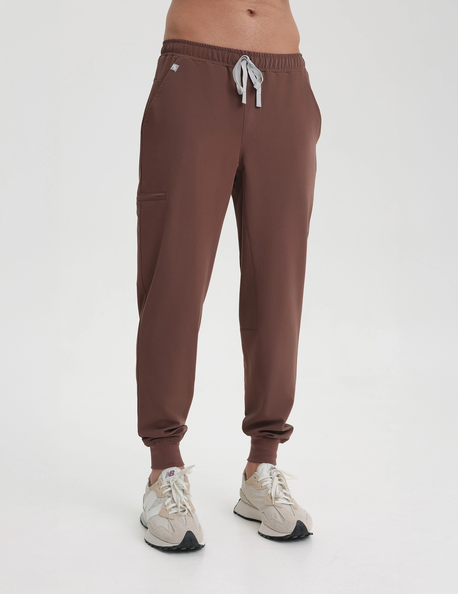 Pánske nohavice Joggers - MILKY BROWN