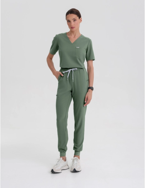 Dámske džogerské nohavice - KHAKI