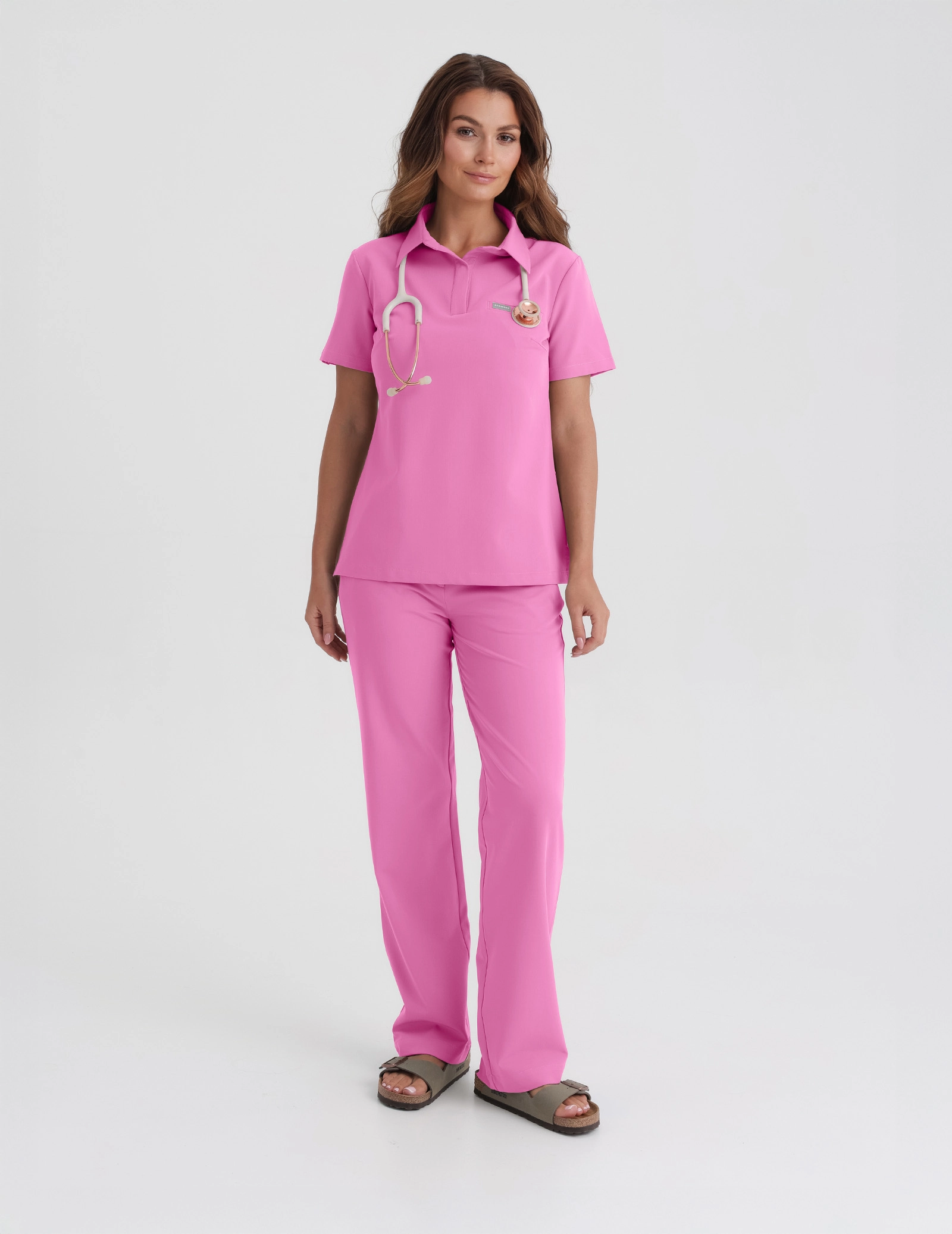 Dámske Lekárske Nohavice Tiffany - HOT PINK