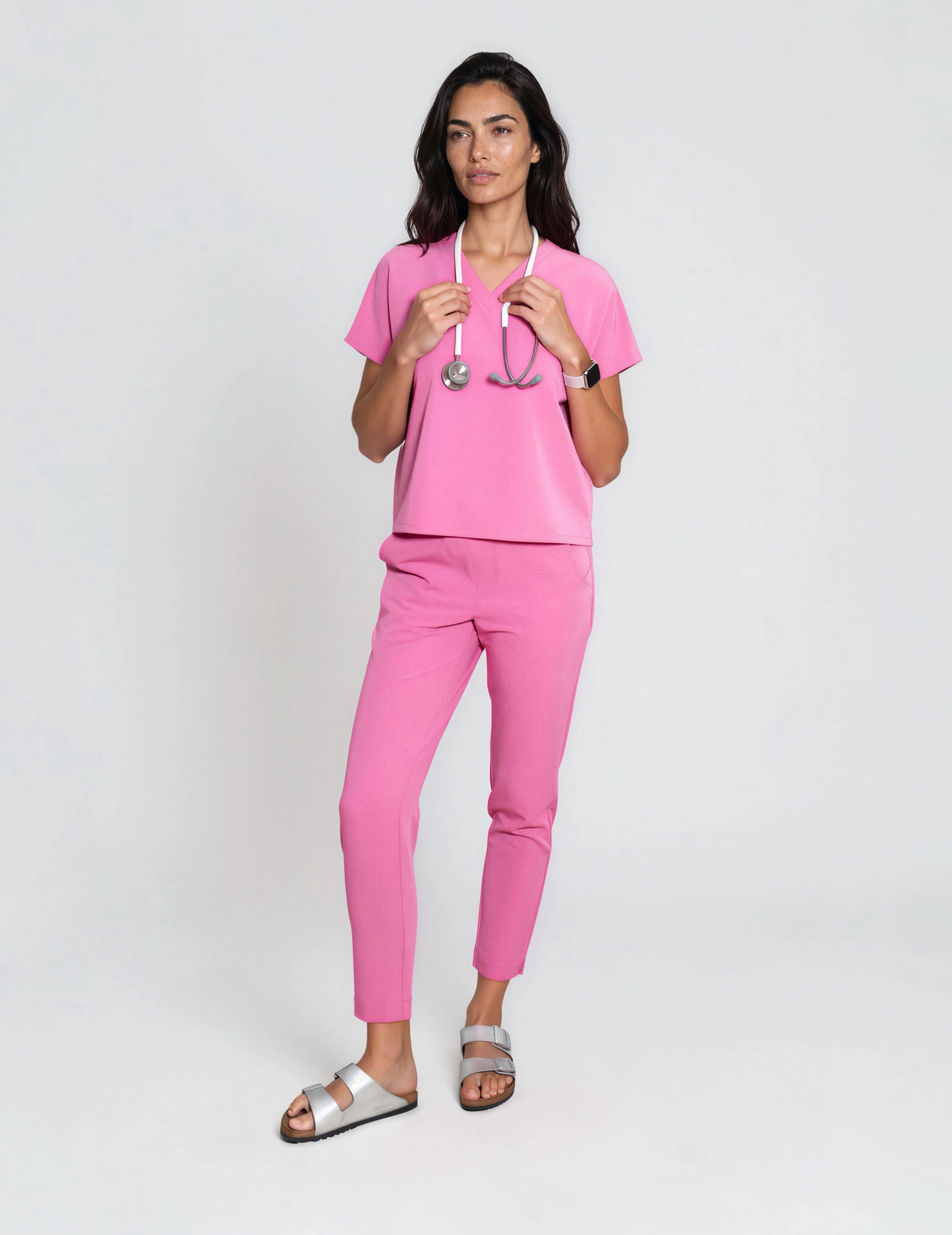 Lekárska Mikina Vessa - HOT PINK