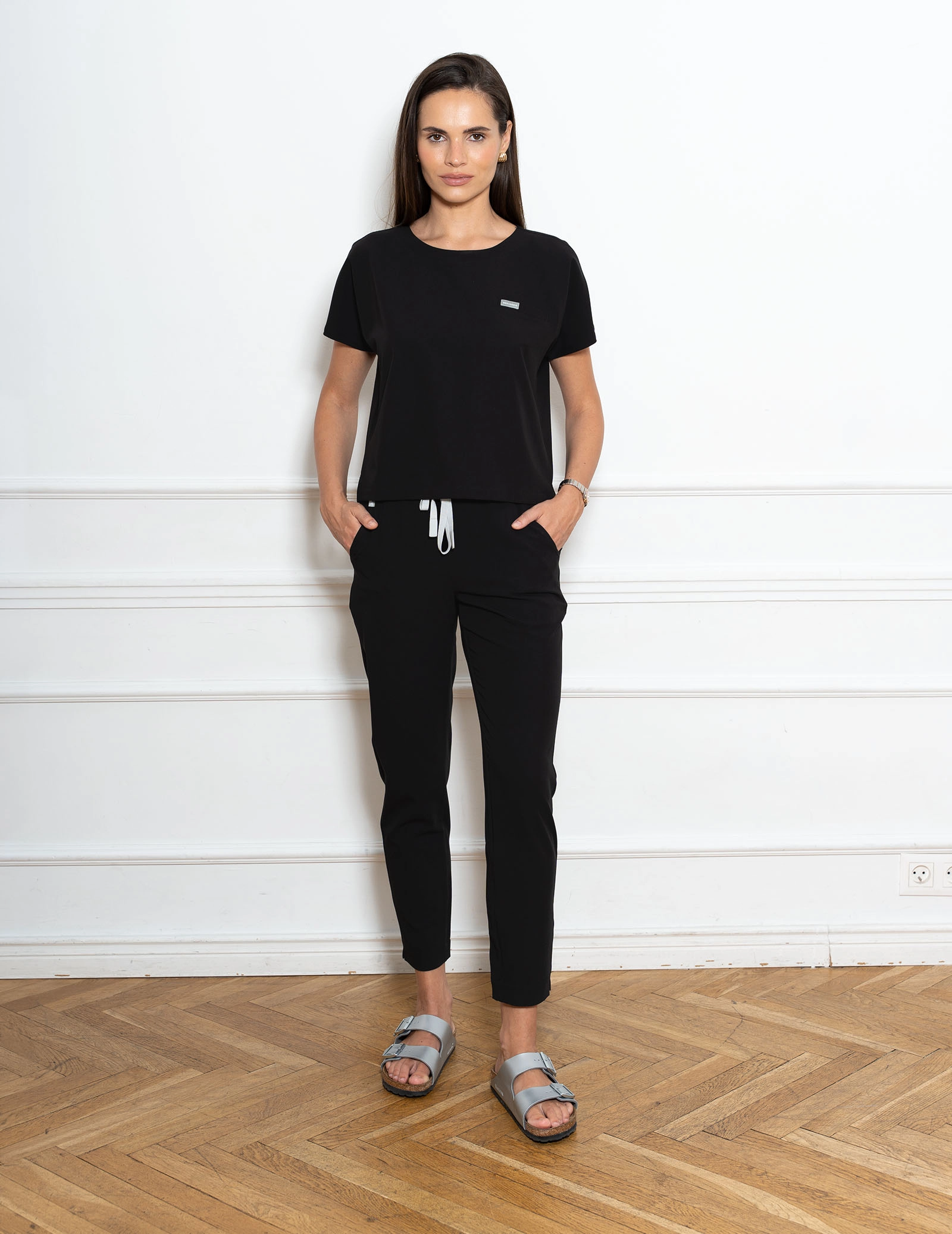 Lekárska Mikina Alisse - BLACK