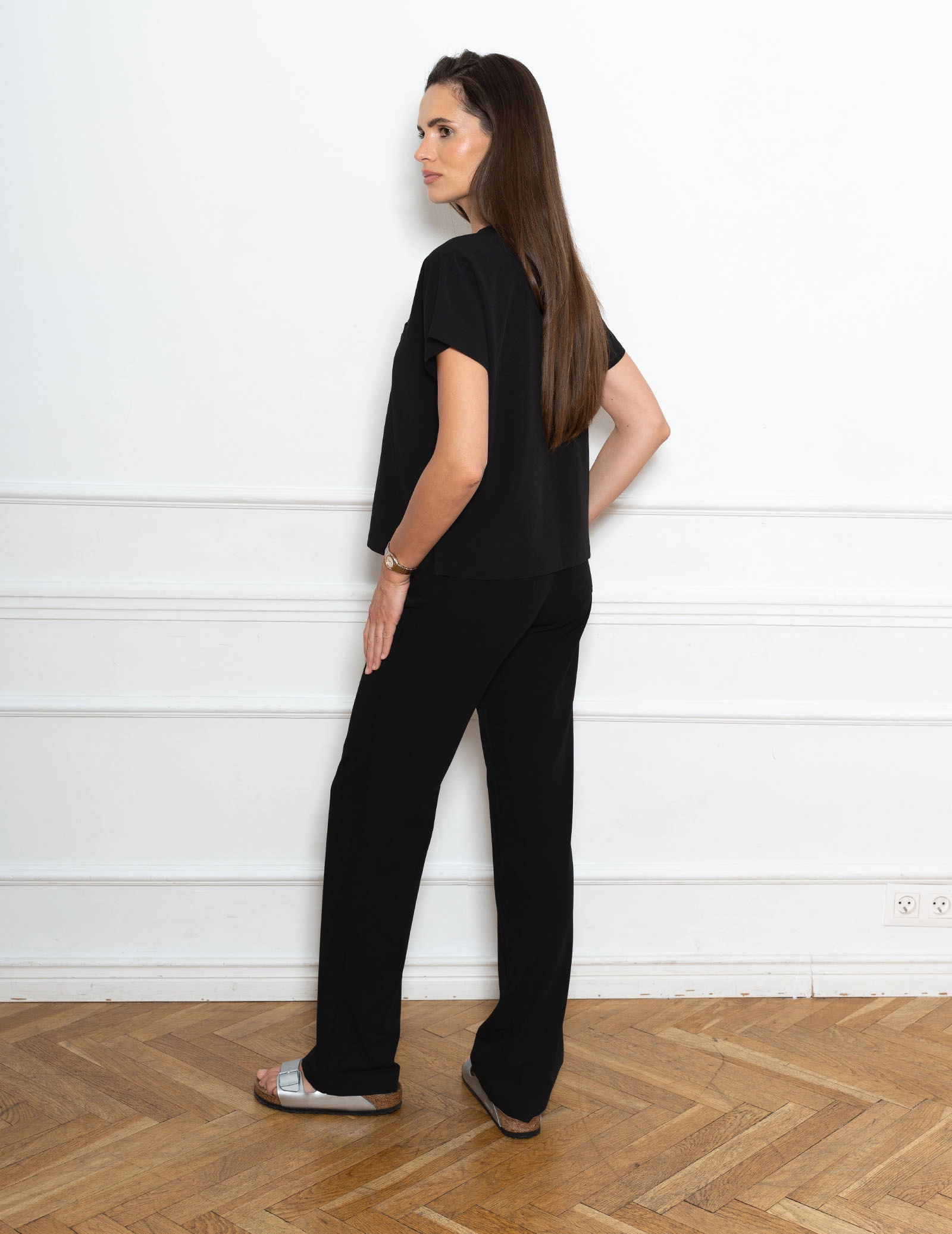 Lekárska Mikina Vessa - BLACK