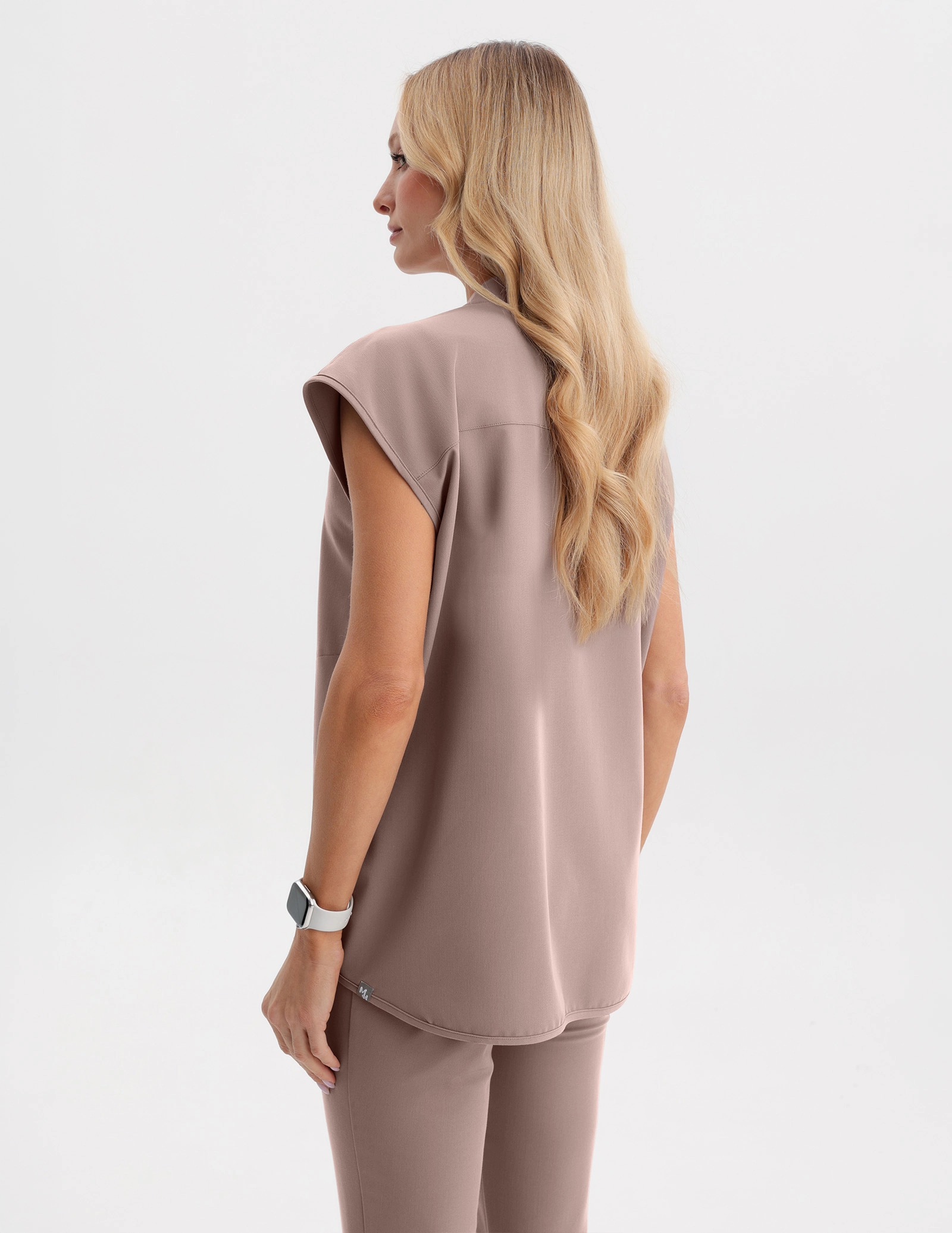 Lekárska Mikina Khloe - BEIGE