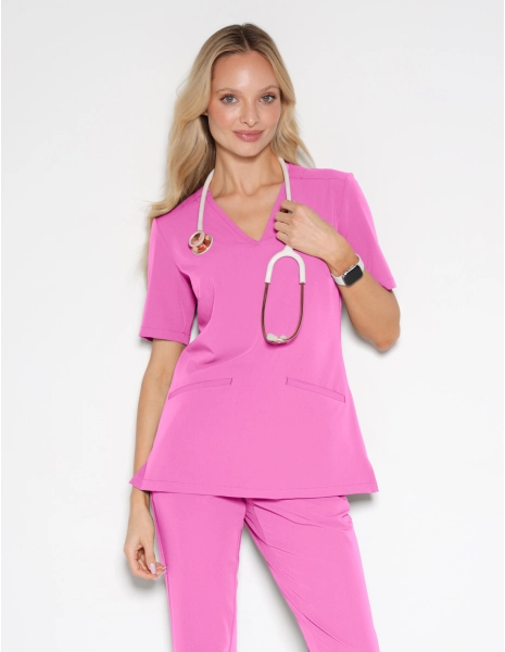 Lekárska Mikina Casy - HOT PINK