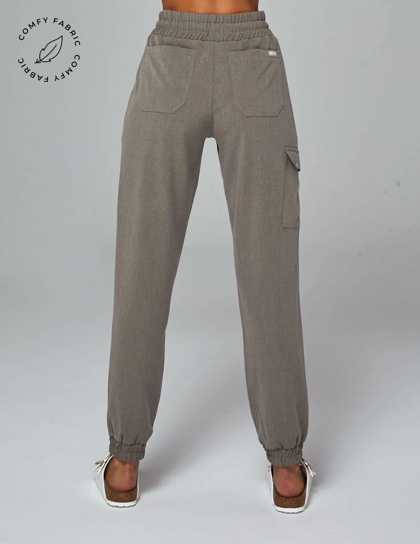 Amelia Joggers nohavice - DARK SAND OUTLET Amelia Joggers nohavice - DARK SAND OUTLET