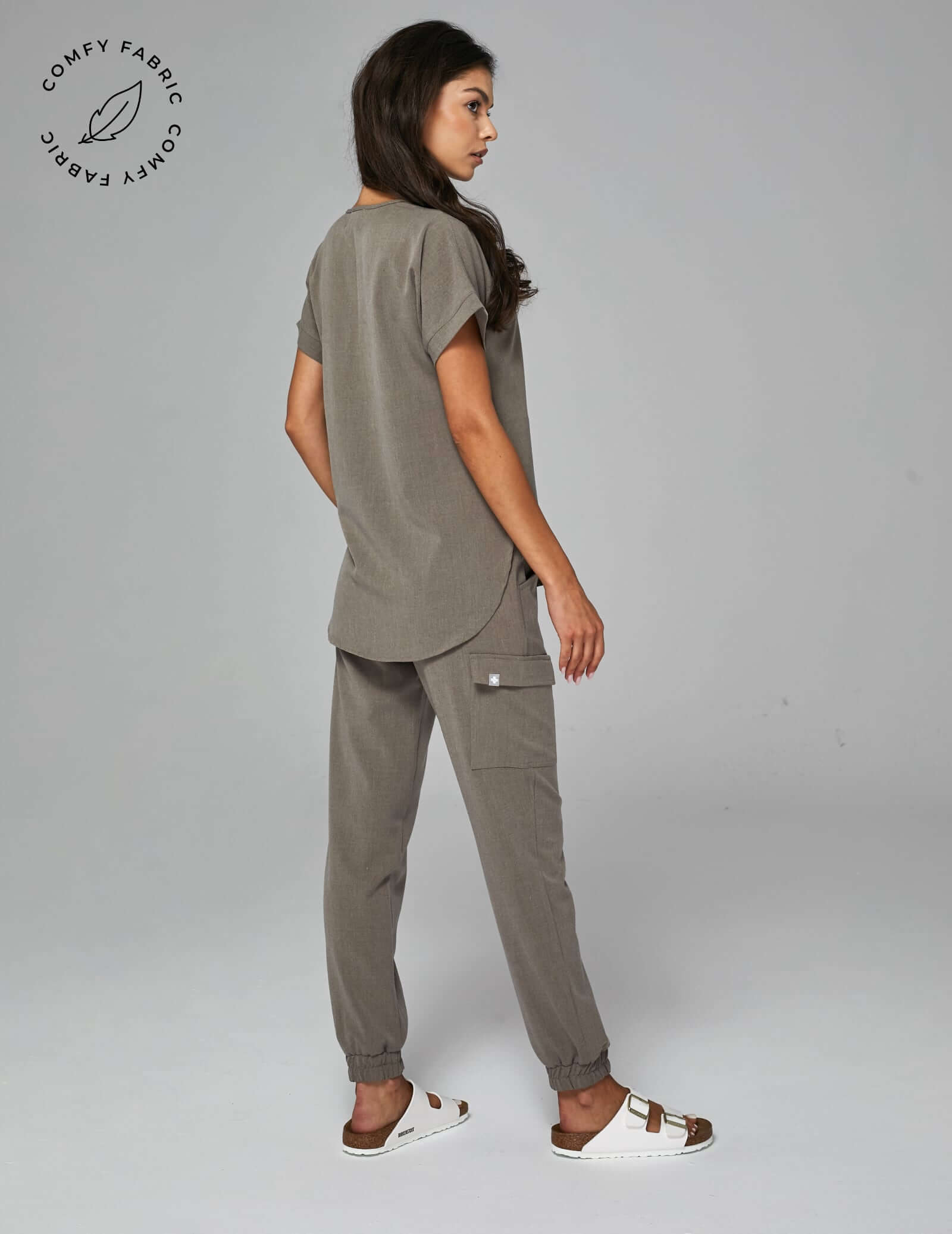 Amelia Joggers nohavice - DARK SAND OUTLET Amelia Joggers nohavice - DARK SAND OUTLET